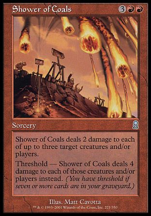 Shower of Coals (Odyssey) Trading Card