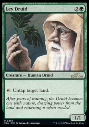 Ley Druid (Magic 30th Anniversary Edition) Trading Card