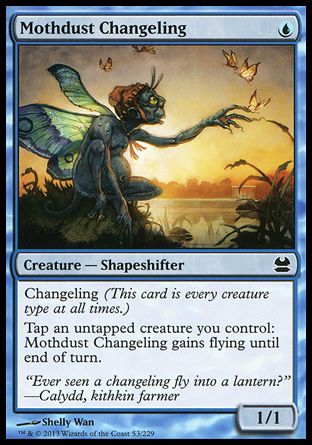 Mothdust Changeling (Modern Masters) Trading Card