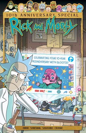 Rick And Morty 10th Anniversary Special #1 (Cvr B James Lloyd Variant)
