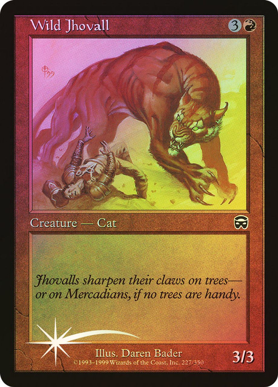 Wild Jhovall (Mercadian Masques - Foil) Trading Card