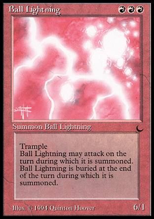 Ball Lightning (The Dark) Trading Card