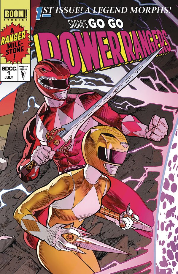 Saban's Go Go Power Rangers #1 (Mora Sdcc Connecting Cover B)