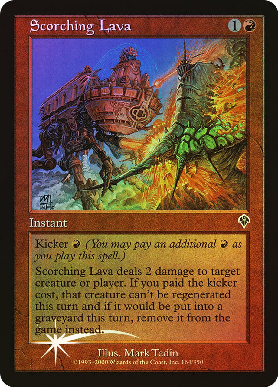 Scorching Lava (Invasion - Foil) Trading Card