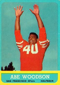 Abe Woodson 1963 Topps #141 Sports Card