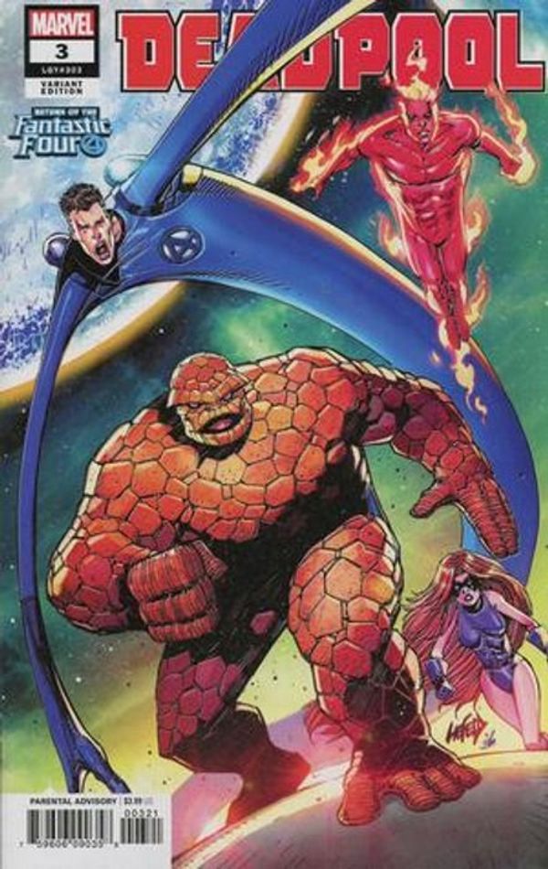Deadpool #3 (Liefeld Return Of Fantastic Four)