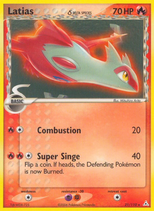 Latias δ (21/110) - Holon Phantoms Pokémon Card