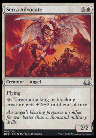 Serra Advocate (Duel Decks : Anthology) Trading Card