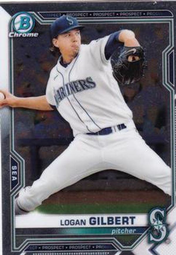 Logan Gilbert 2021 Bowman Chrome - Prospects Baseball #BCP-152