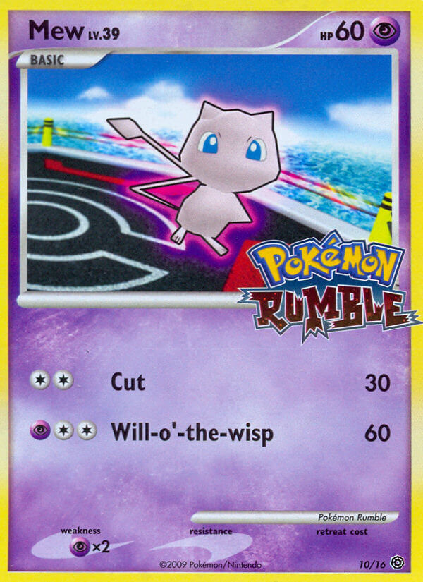 Mew (10/16) - Pokémon Rumble Pokémon Card