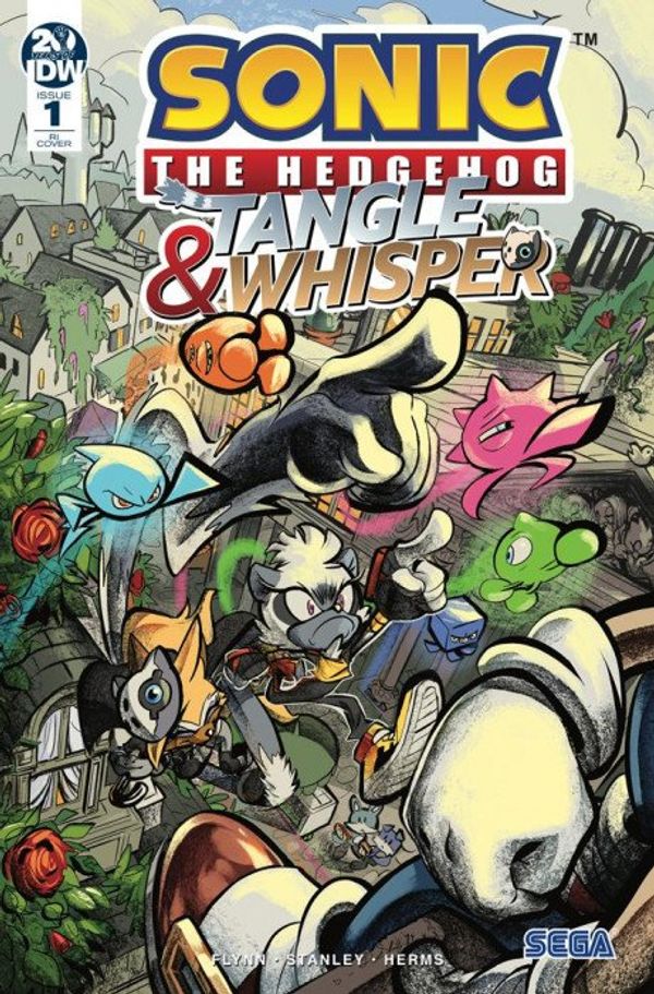 Sonic The Hedgehog Tangle & Whisper #1 (10 Copy Cover Skelly)