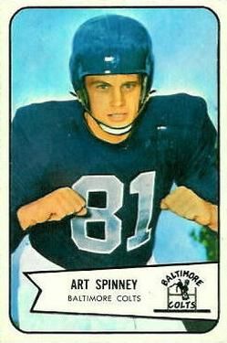 Art Spinney 1954 Bowman #126 Sports Card