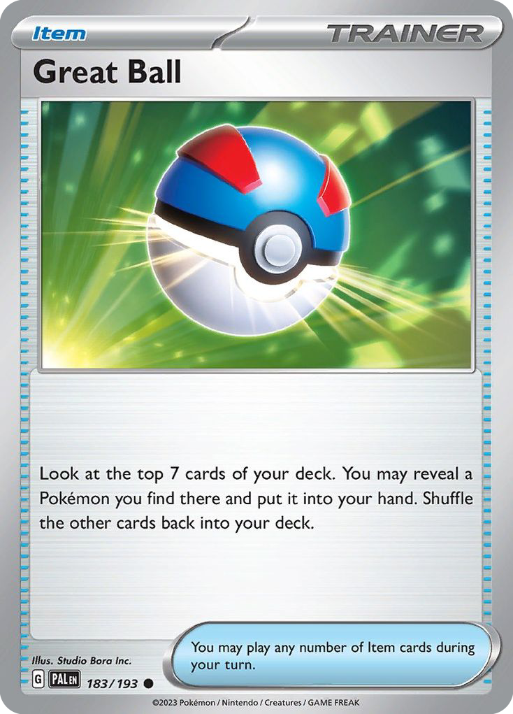 Great Ball (183/193) - Paldea Evolved Pokémon Card