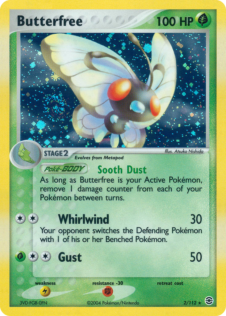 Butterfree (2/112) - FireRed & LeafGreen Pokémon Card