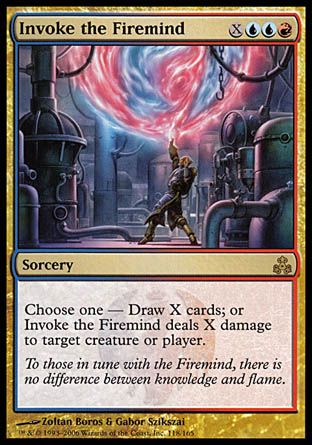 Invoke the Firemind (Guildpact) Trading Card