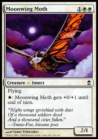 Moonwing Moth (Saviors of Kamigawa) Trading Card