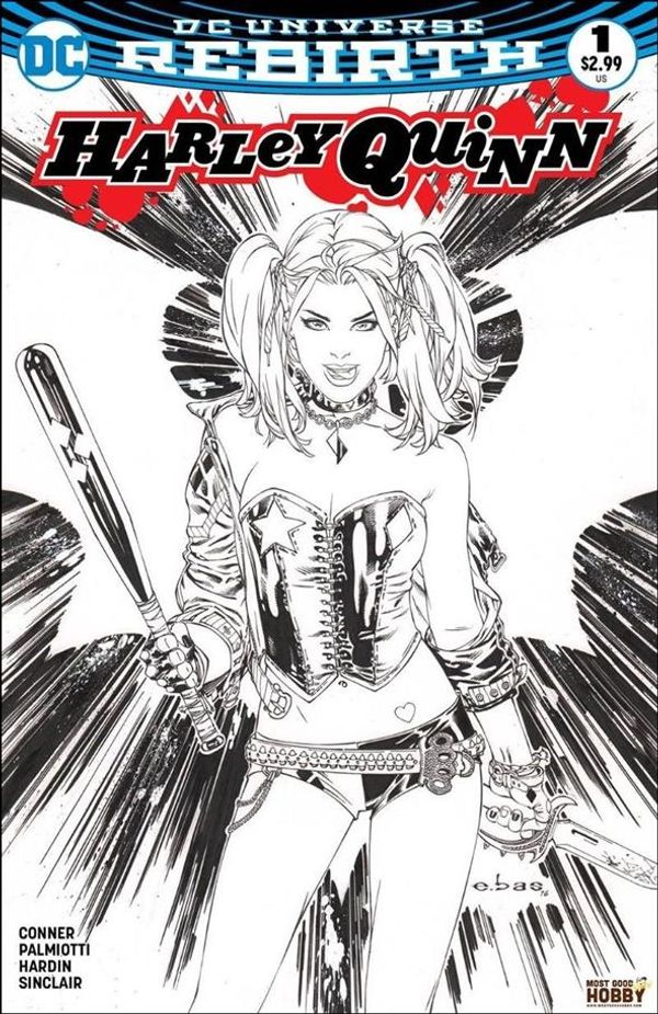 Harley Quinn #1 (Most Good Hobby Sketch Variant)
