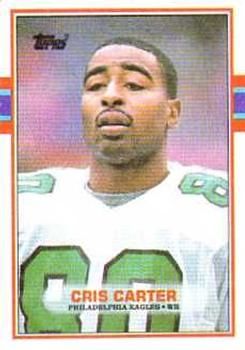 Cris Carter 1989 Topps #121 Sports Card
