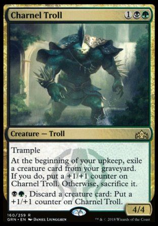 Charnel Troll (Guilds of Ravnica) Trading Card