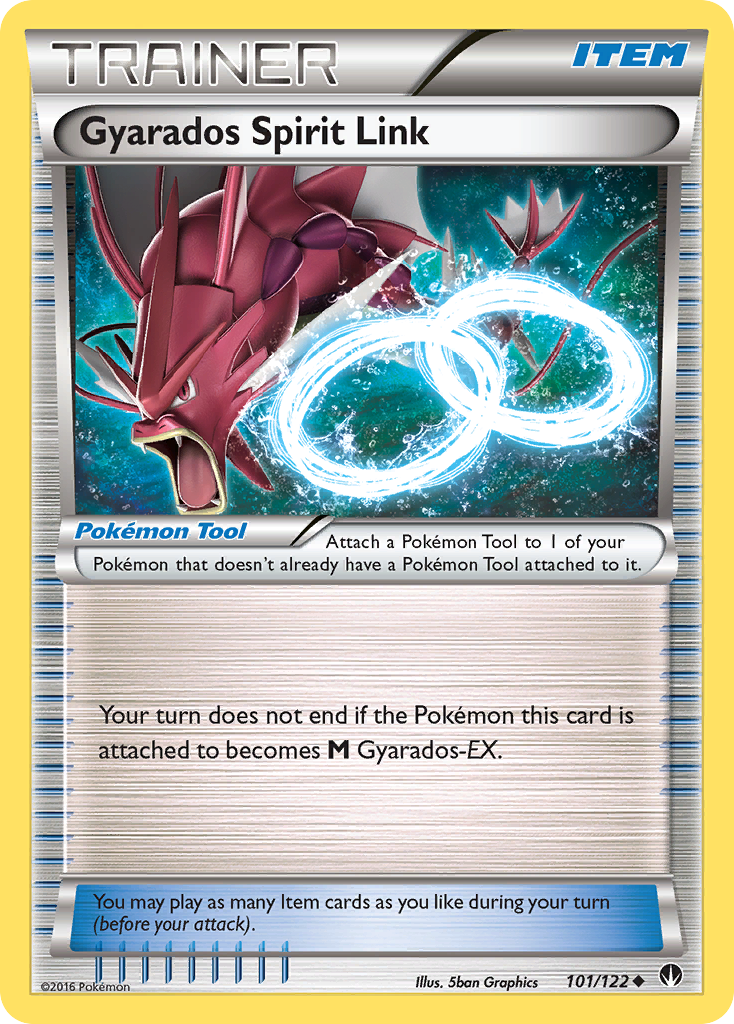 Gyarados Spirit Link (Trainer: Pokémon Tool) (101/122) - BREAKpoint Pokémon Card