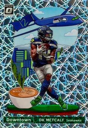 DK Metcalf 2021 Donruss Optic - Downtown! Football #DT-32