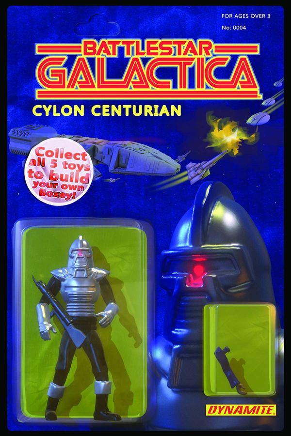 Battlestar Galactica Vol 3 #4 (Cover B Adams Action Figure)