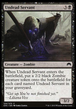 Undead Servant (Magic Origins) Trading Card