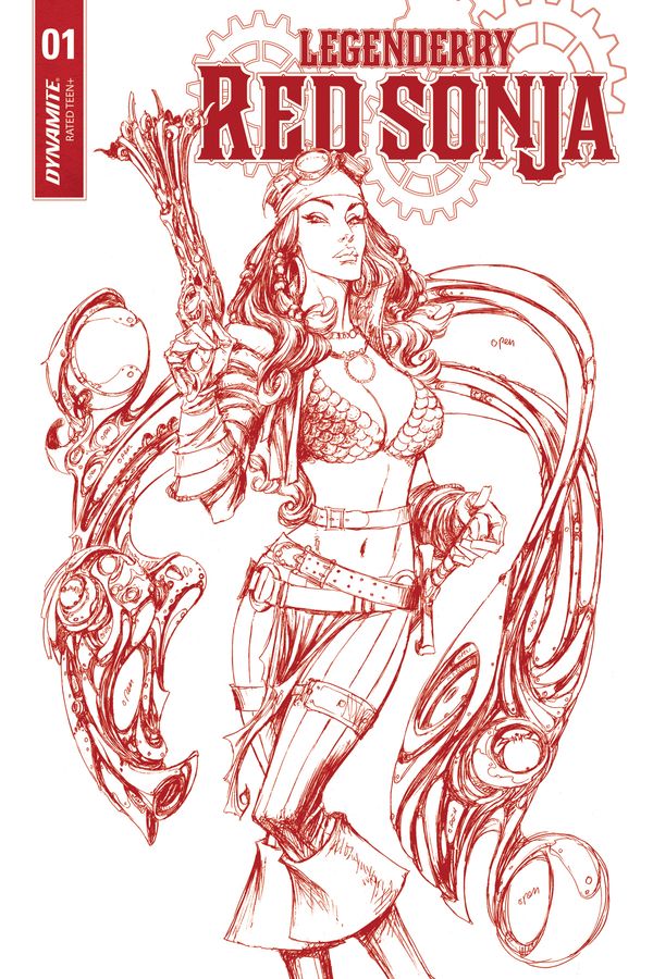 Legenderry Red Sonja #1 (Cover D 25 Copy Red Art Cover)