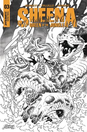 Sheena Queen of the Jungle #3 (Cover F 20 Copy Buchemi B&w In)