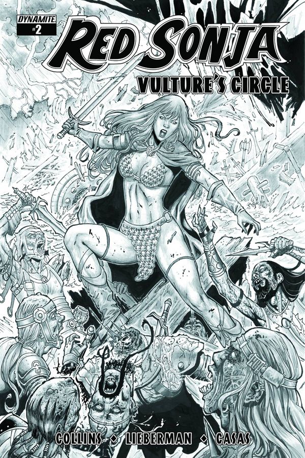 Red Sonja Vultures Circle #2 (20 Copy Geovani B&amp;w Cover)