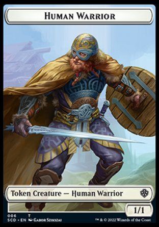 Human Warrior (Starter Commander Decks) Trading Card