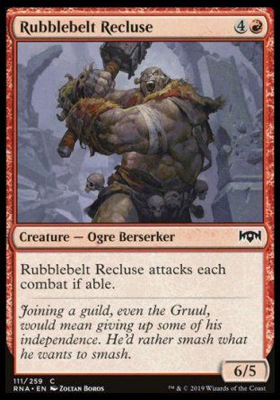 Rubblebelt Recluse (Ravnica Allegiance) Trading Card