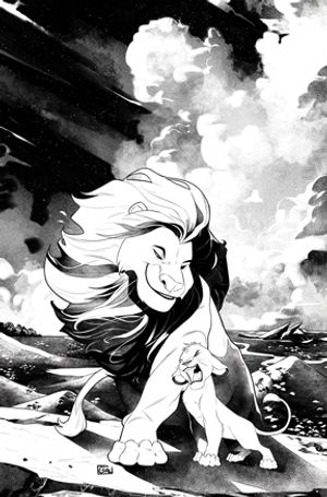 Lion King #1 (Cvr K Inc 1:35 Edwin Galmon Line Art Virgin Variant)