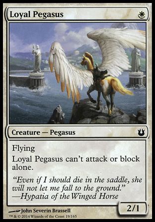 Loyal Pegasus (Born of the Gods) Trading Card