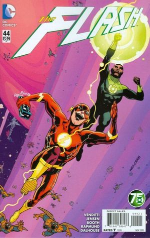 Flash #44 (Green Lantern 75 Variant Cover)