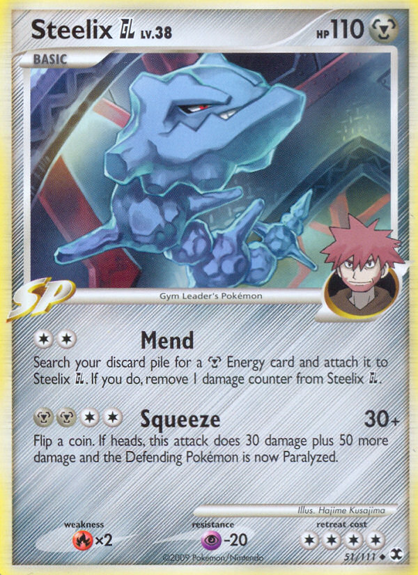 Steelix GL (51/111) - Rising Rivals Pokémon Card