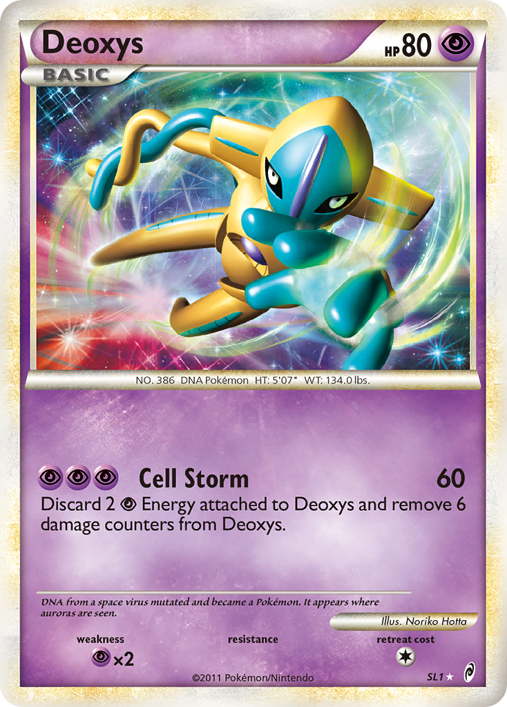 Deoxys (SL1) - Call of Legends Pokémon Card