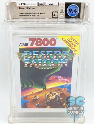 ATARI 7800 - DESERT FALCON - FACTORY SEALED - WATA 9.4 A+ - ATARI 1987