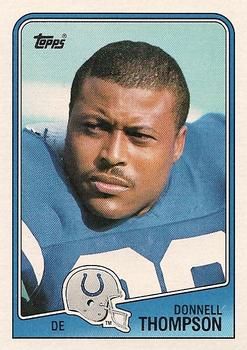 Donnell Thompson 1988 Topps #126 Sports Card