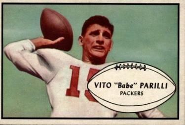 Vito "Babe" Parilli 1953 Bowman #3 Sports Card