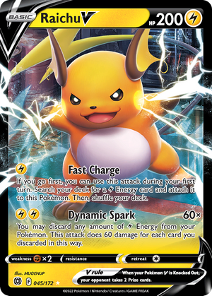 Raichu V (45/172) - Brilliant Stars