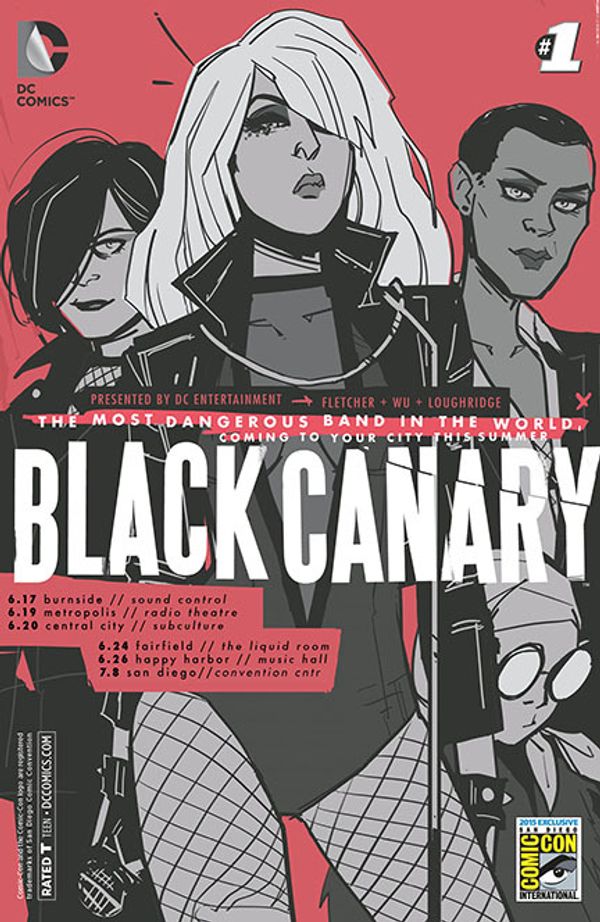 Black Canary #1 (SDCC Variant)