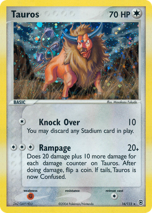 Tauros (16/112) - FireRed & LeafGreen