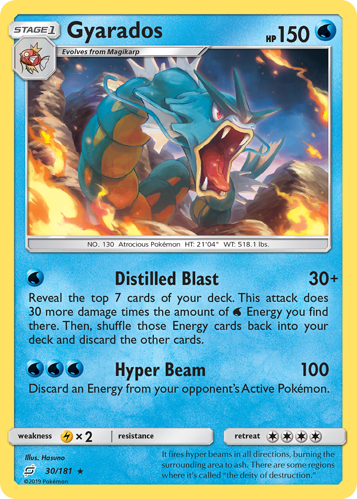 Gyarados (30/181) - Team Up Pokémon Card