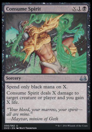 Consume Spirit (Duel Decks : Anthology) Trading Card