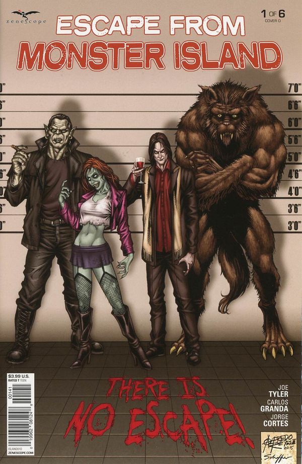 Escape From Monster Island #1 (D Cover Reyes)