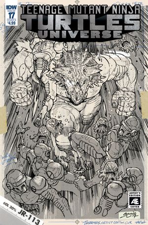 Teenage Mutant Ninja Turtles Universe #17 (Cover B Artist Cover Milonogiannis)