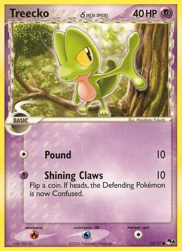 Treecko δ (15/17) - POP Series 4 Pokémon Card