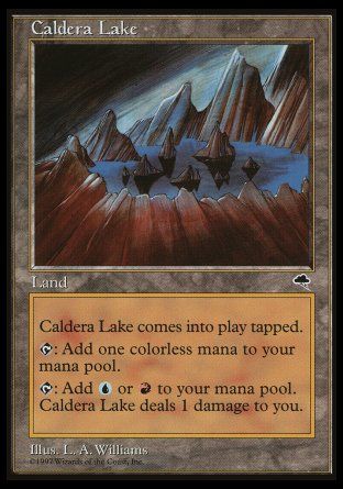 Caldera Lake (Tempest) Trading Card