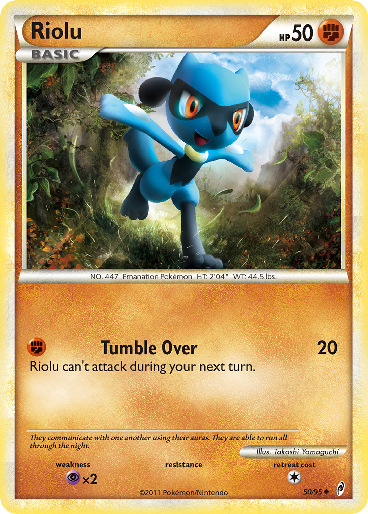 Riolu (50/95) - Call of Legends Pokémon Card